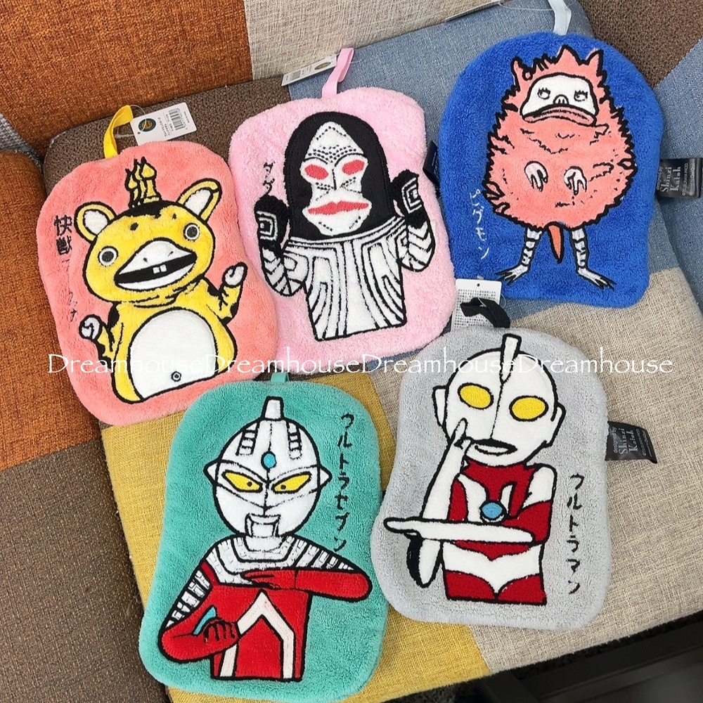 超人力霸王 鹹蛋超人 奧特曼 超人七號 布斯卡 匹咕蒙 達達 棉質 可吊掛式擦手巾 吸水 擦手巾 擦手布