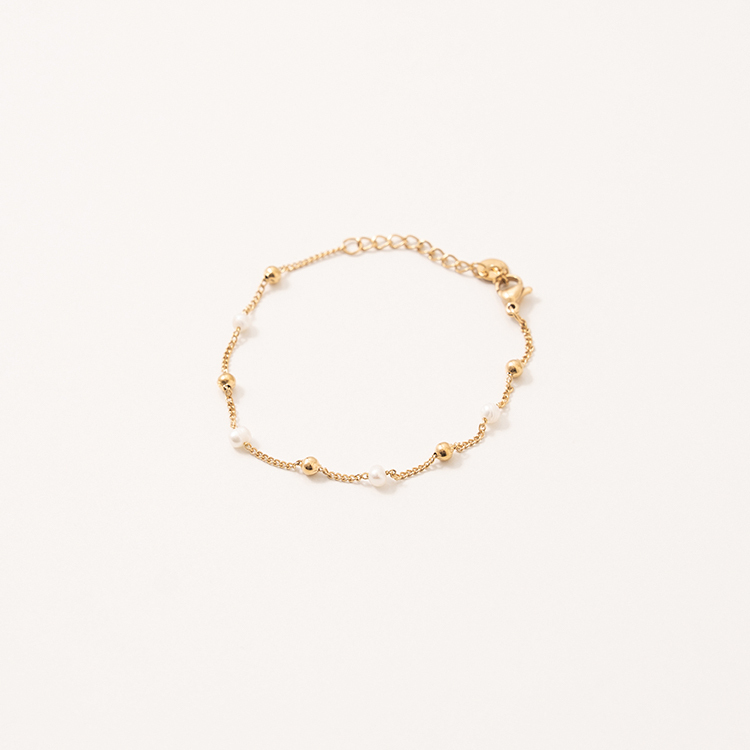 miramira珠光｜金沙星珠手鍊C0880-金00717