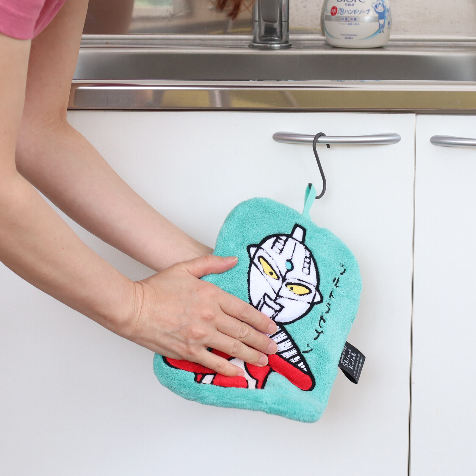 超人力霸王 鹹蛋超人 奧特曼 超人七號 布斯卡 匹咕蒙 達達 棉質 可吊掛式擦手巾 吸水 擦手巾 擦手布