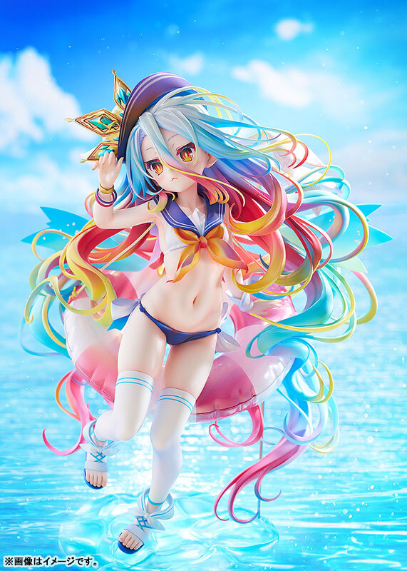Jan Good Smile Company No Game No Life Shiro: Sailor-Style Swimsuit Ver. 1/7 Complete Figure Pre-order
