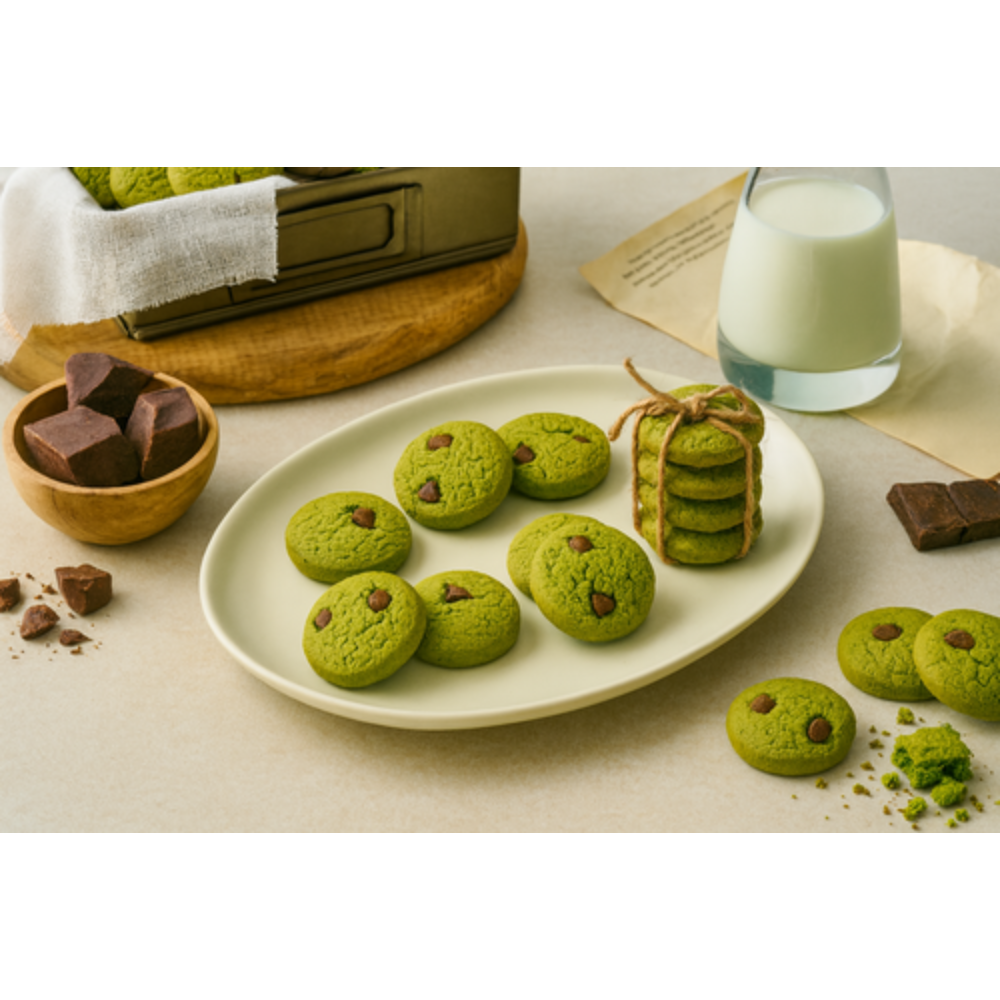 EAT'S Better 無糖全素高蛋白小食曲奇 -  抹茶朱古力粒 (40G) (59820)