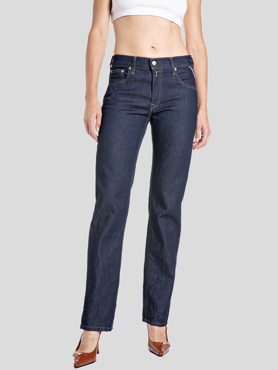 AKEME 直筒丹寧牛仔褲