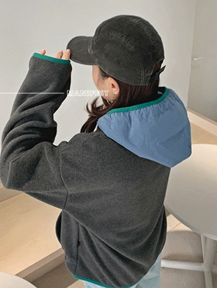 ᴴᴼᵀ ▸▸店長推薦◃◃ 秋冬新款/尼龍帽拼接刷毛大學t MANIFEST正韓🇰🇷