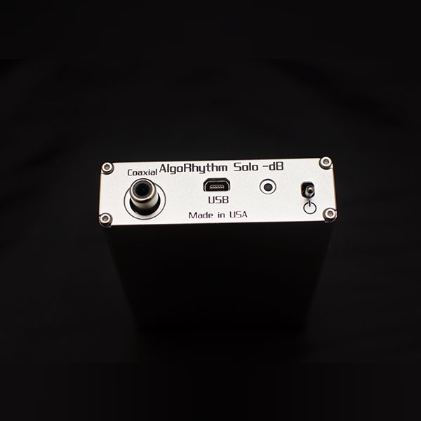 美國 Cypher Labs – AlgoRhythm Solo -dB 手提純解碼 | Mini-A 輸入| 3.5mm, IRIS 4-pin 線路輸出 | Coaxial 數碼輸出