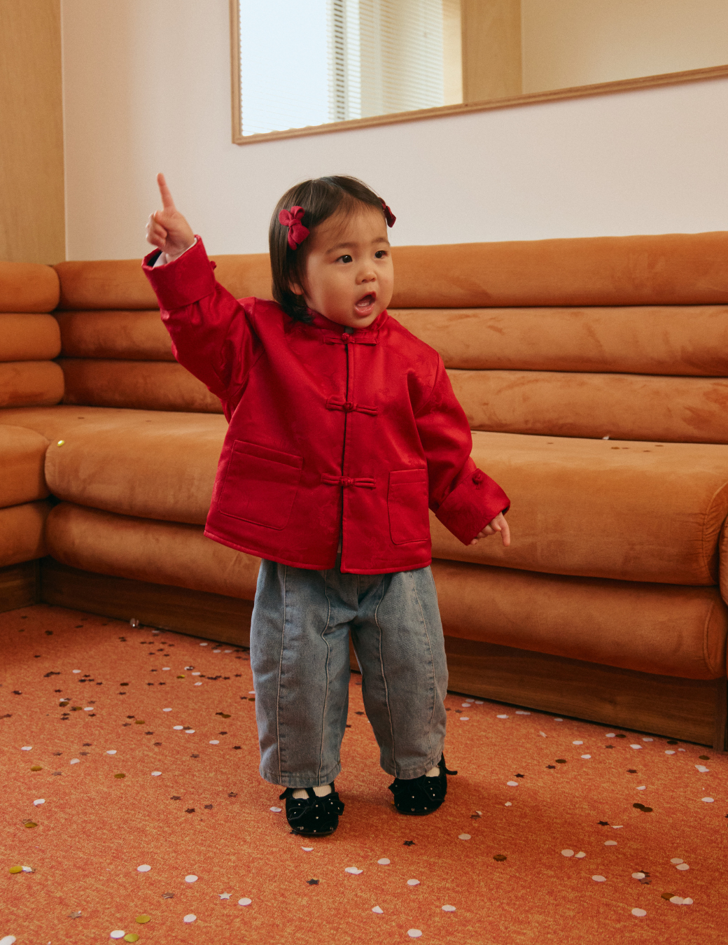 復古中式剪裁兩穿外套（幼童款/3尺寸）