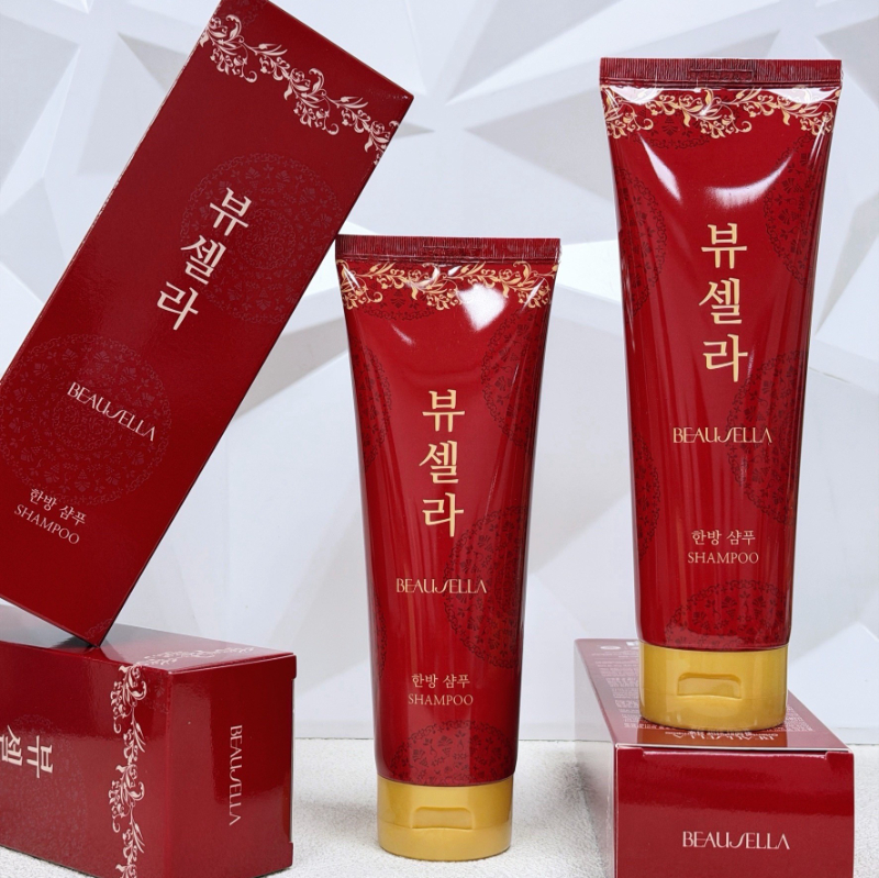 (預購商品) 日本藥妝店限定專賣 🇰🇷韓國製造 뷰셀라 Beaufella 黑髮爆盛 蔘肽秘帖逆齡喚黑洗髮精 250ml