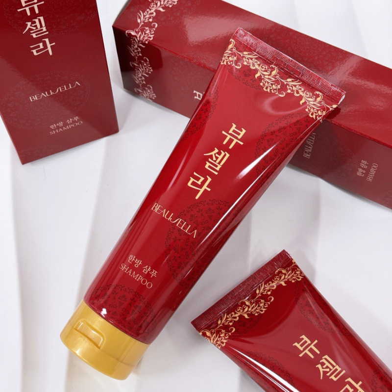 (預購商品) 日本藥妝店限定專賣 🇰🇷韓國製造 뷰셀라 Beaufella 黑髮爆盛 蔘肽秘帖逆齡喚黑洗髮精 250ml