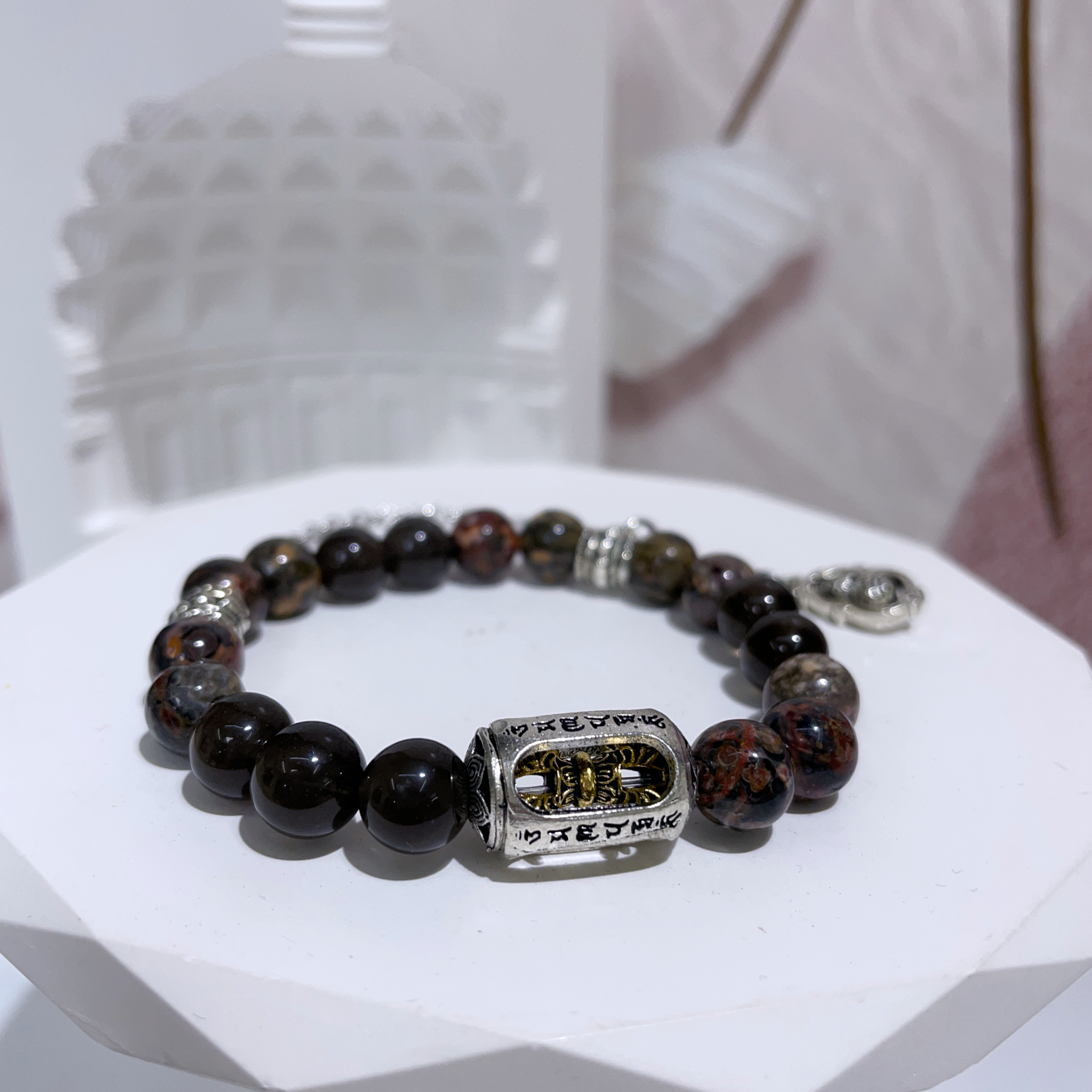 天龍守護神 龍宮拼天狼星設計手串 8+mm