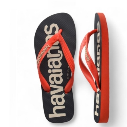 HAVAIANAS 哈瓦仕 TOP LOGOMANIA 2 灰橘 人字拖 夾腳拖 中性 41457415023U
