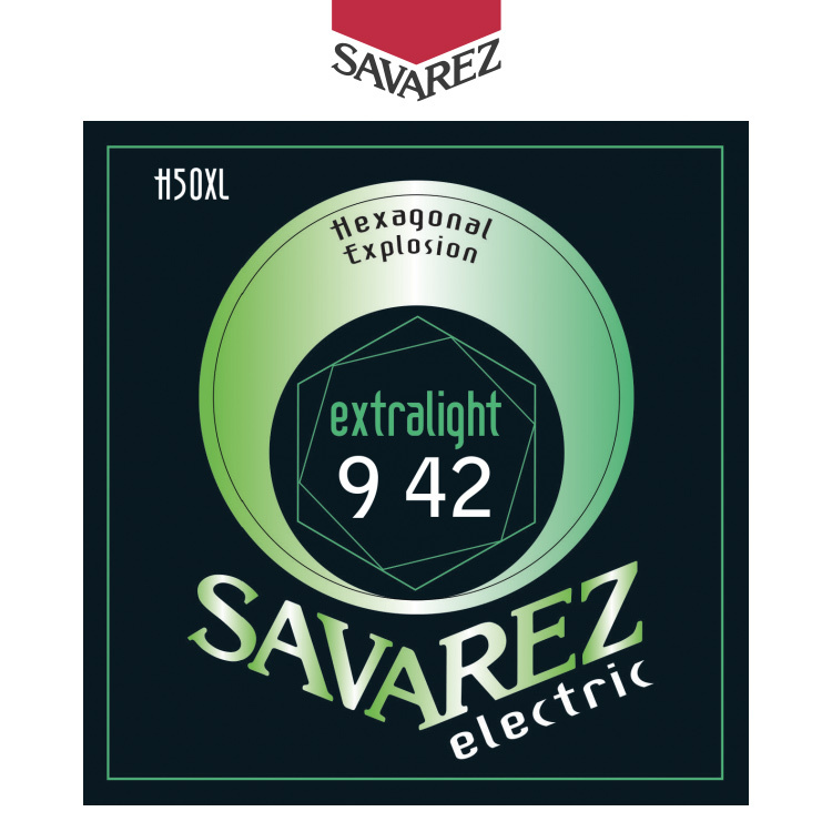 SAVAREZ Hexagonal Explosion 系列 鍍鎳纏繞 電吉他弦