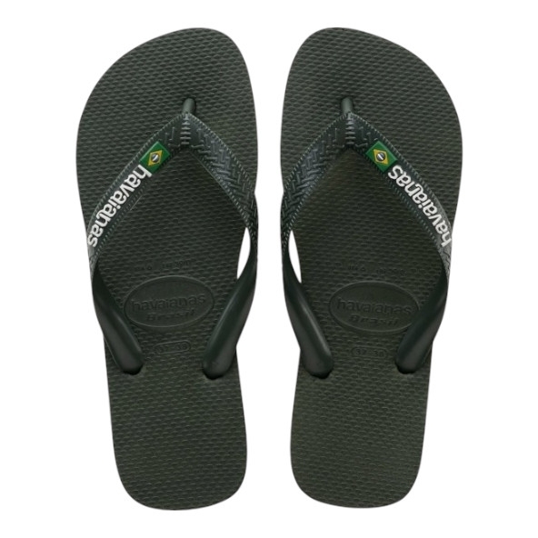HAVAIANAS 哈瓦仕 人字拖 墨綠色 基本款 拖鞋 中性 41108505983