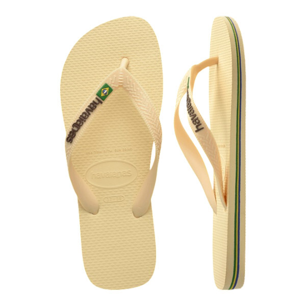 HAVAIANAS 哈瓦仕 人字拖 自然米黃 基本款 拖鞋 中性 41108509256