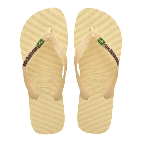 HAVAIANAS 哈瓦仕 人字拖 自然米黃 基本款 拖鞋 中性 41108509256