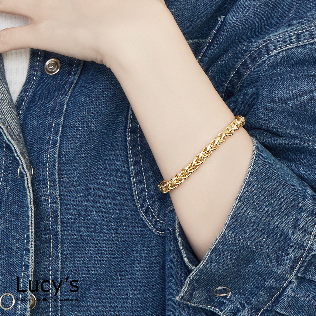 個性骨鍊 手鍊 (二色) (125436/125437)