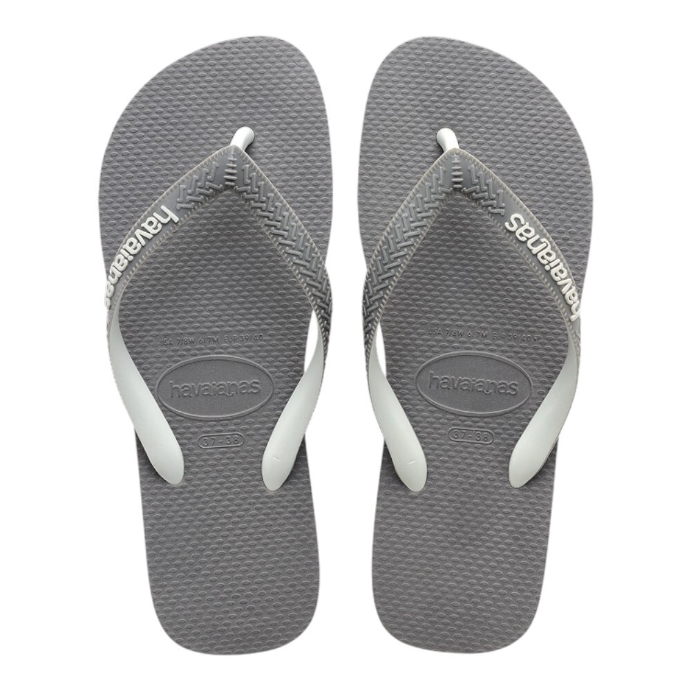 HAVAIANAS 哈瓦仕 人字拖 灰白 基本款 拖鞋 中性 41155495002U