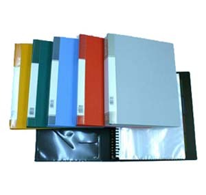 DATA BASE  3040  CLEAR HOLDER  A4 40's - BLUE 501774250