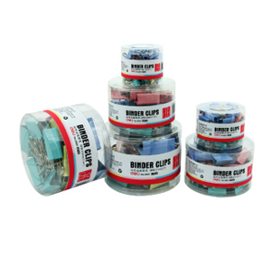 25mm COLOR DOUBLE CLIP - 1"  (48's) 501985540