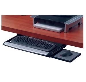 Fellowes FW8031201 高級鑽檯式鍵盤托 502601201