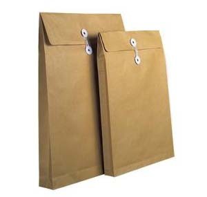 ( SPECIAL OFFER )BROWN ENVELOPE WITH STRING  8" x 11" x 1.5" 503642980