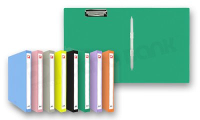 DATA BANK S324 A4 SPRING & CLIP FILE - PURPLE 504280365
