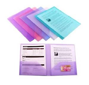 DATA BANK TS-310 CLEAR FOLDER w/Pockets A4 - PURPLE 504361650