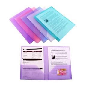 DATA BANK TS-355 CLEAR FOLDER w/Pockets F4 - CLEAR 504365890