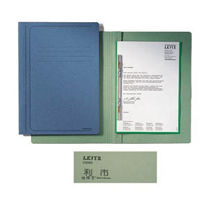 (SPECIAL OFFER )LEITZ  PAPER FILE w/FASTENER F4 - GREY 504430120