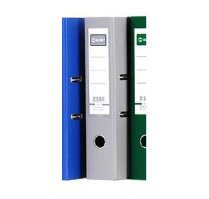 GLOBE PVC F4  3"  LEVER ARCH FILE - GREY 504743120