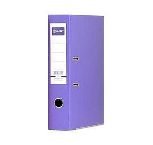 GLOBE PVC F4  3"  LEVER ARCH FILE - PURPLE 504743650
