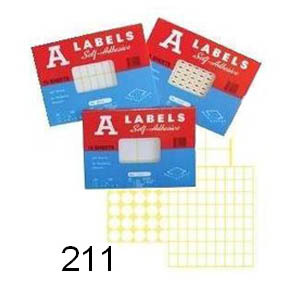 A LABEL - 211    13mm x 19mm [1470's] 505202110