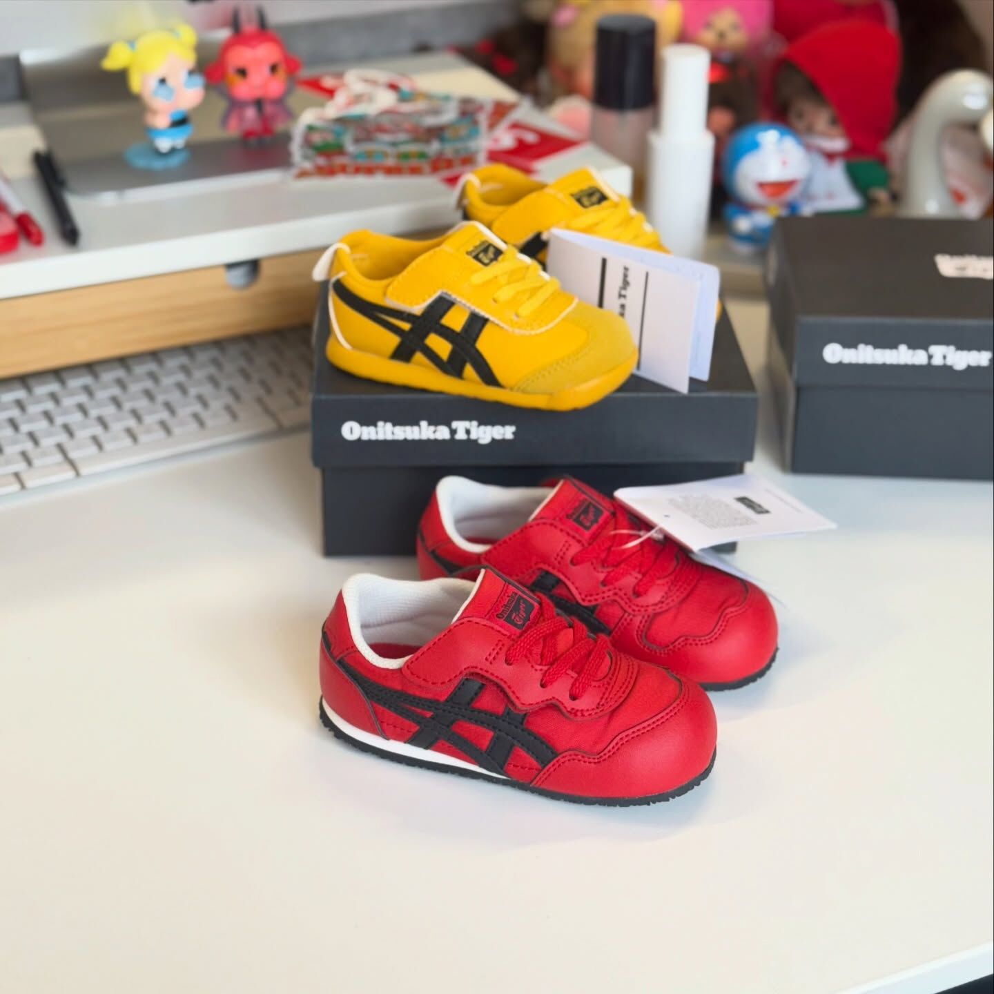 Onitsuka Tiger Mexico 66 Kids 紅黑 魔鬼氈 鬼冢虎 小童 中童 童鞋 1184A074-600