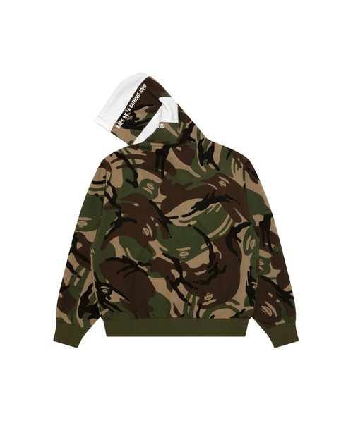 【AAPE】0116發售新品 AAPE BUTTON HOODIE(camouflage)