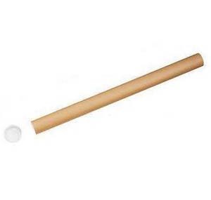 2" x 27"  POSTER TUBE w/COVER CAP 503524230