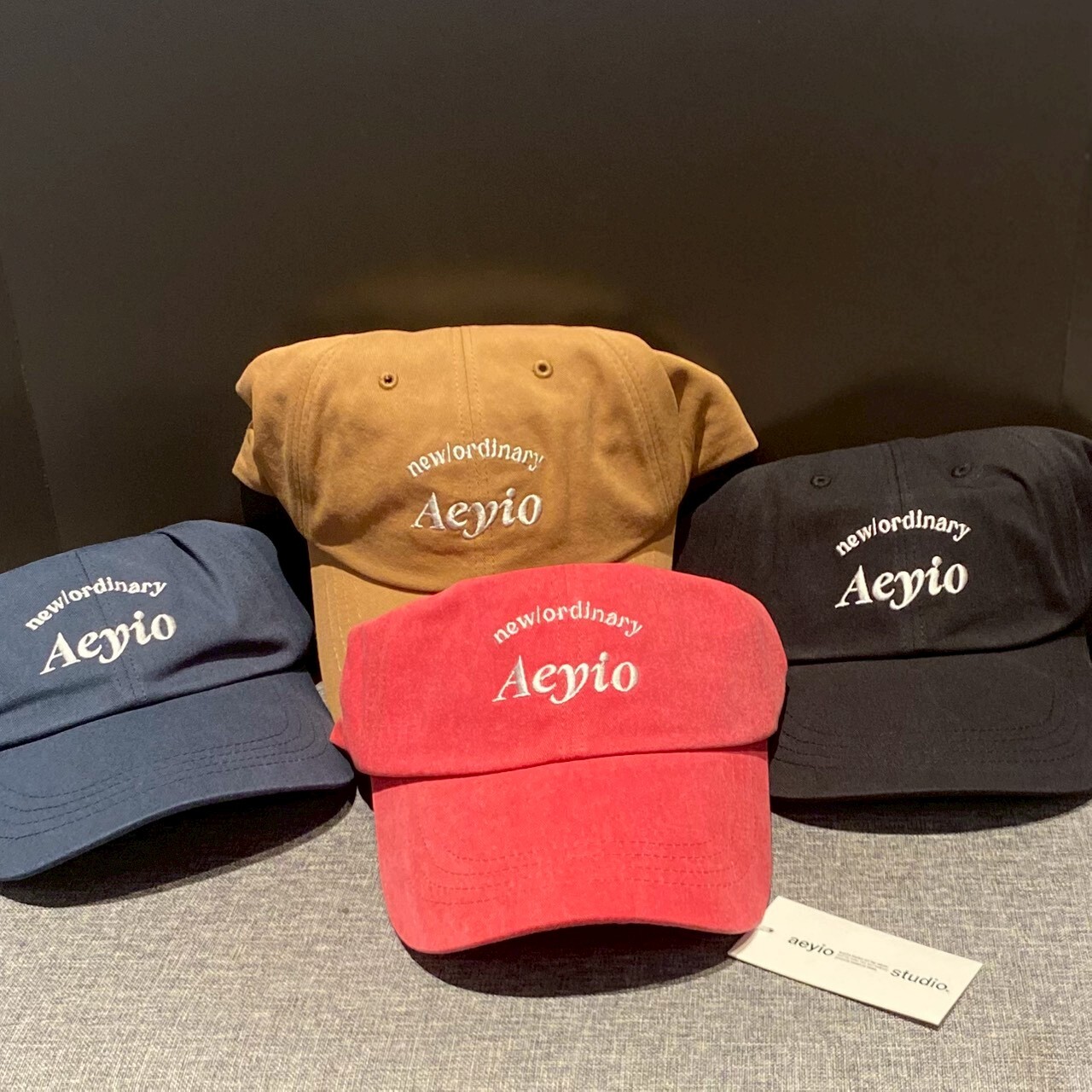 Aeyio 韓國 韓星同款 棒球帽 老帽 鴨舌帽 ACA3200CRF