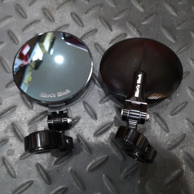 【Mirror Work】馬卡龍貝殼車把鏡/端子後視鏡/CNC貝型鏡 Gogoro/EC-05/AI-1/端子鏡