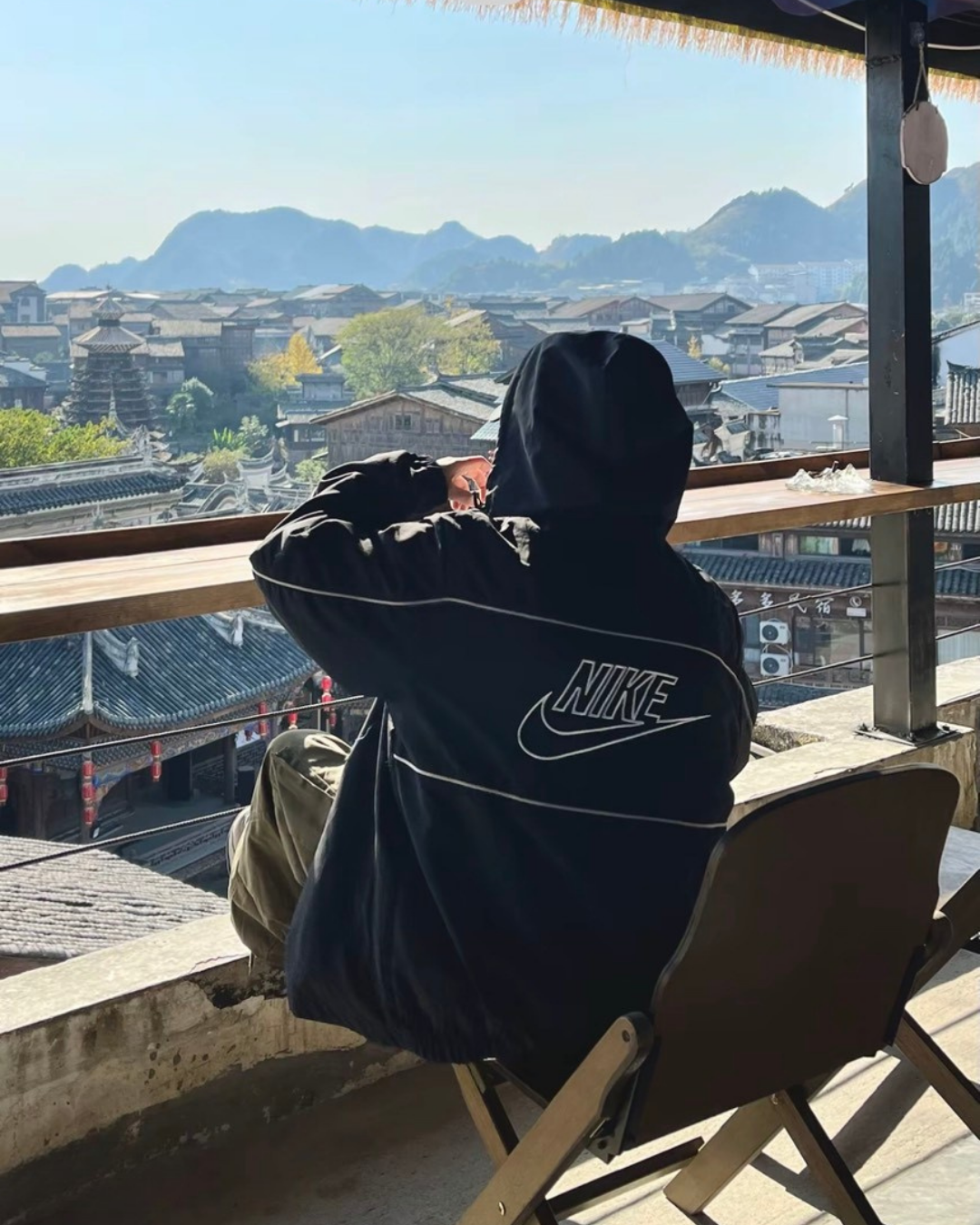 "代購" NIKE CLUB 輕量尼龍 防風 連帽外套 HJ2013-010