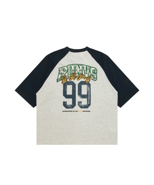 【AAPE】0116發售新品 AAPE NOW RAGLAN TEE