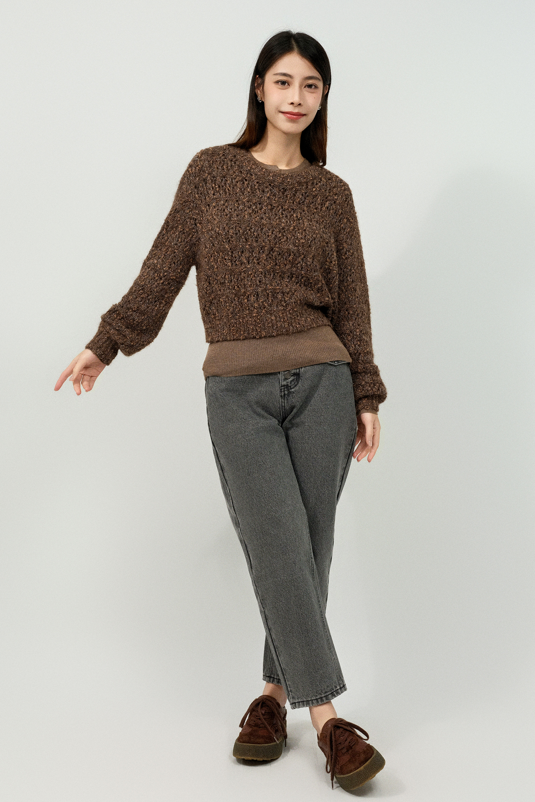 FW25_0324（針織上衣＋上衣＋牛仔褲）