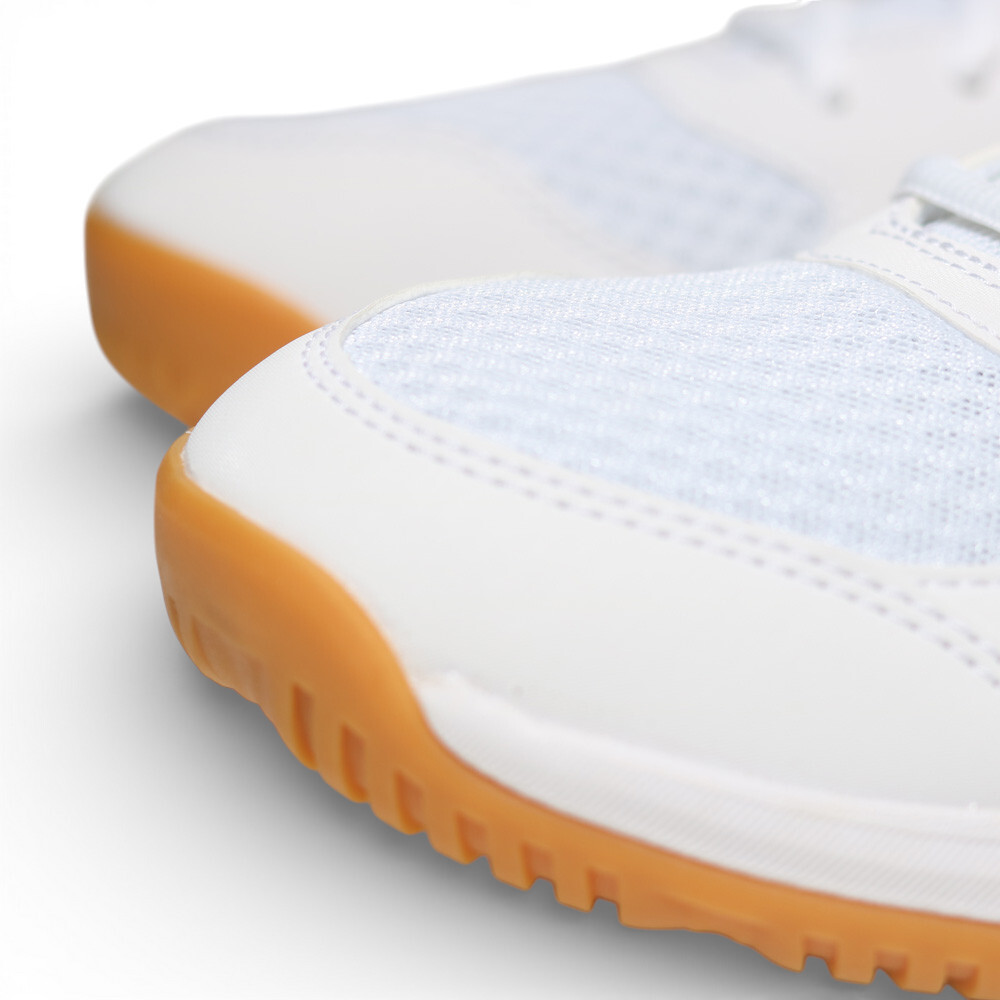 ASICS 排球鞋 UPCOURT 6 白金 室內 入門款 羽排鞋 男 1071A104106