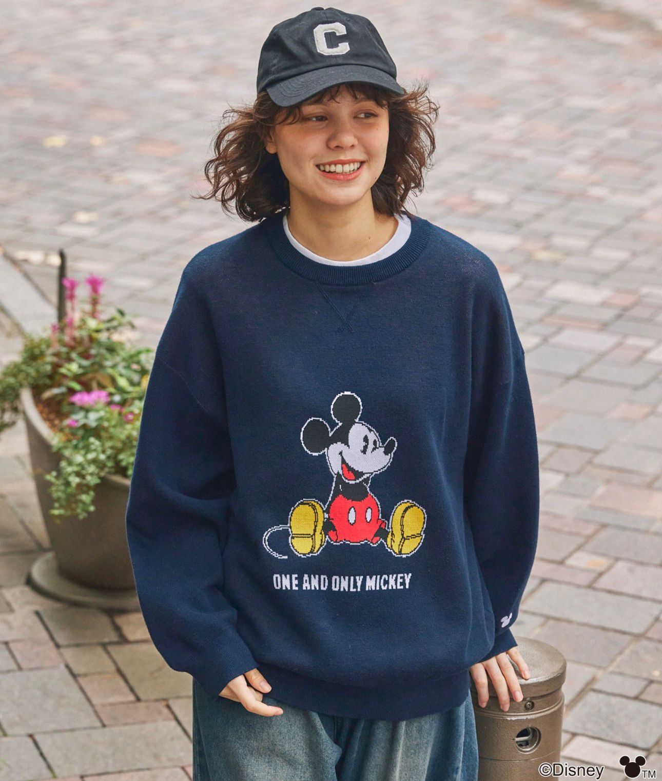 【預購】JN011601 Disney 復古風圖案針織上衣