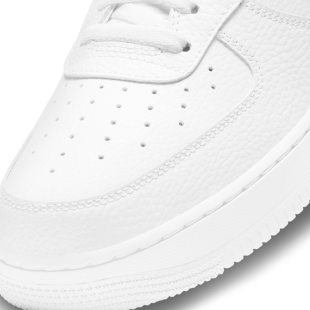 【官網限定】Nike Air Force 1 '07 小GD 白底黑鉤 荔枝皮 男鞋 CT2302-100 I