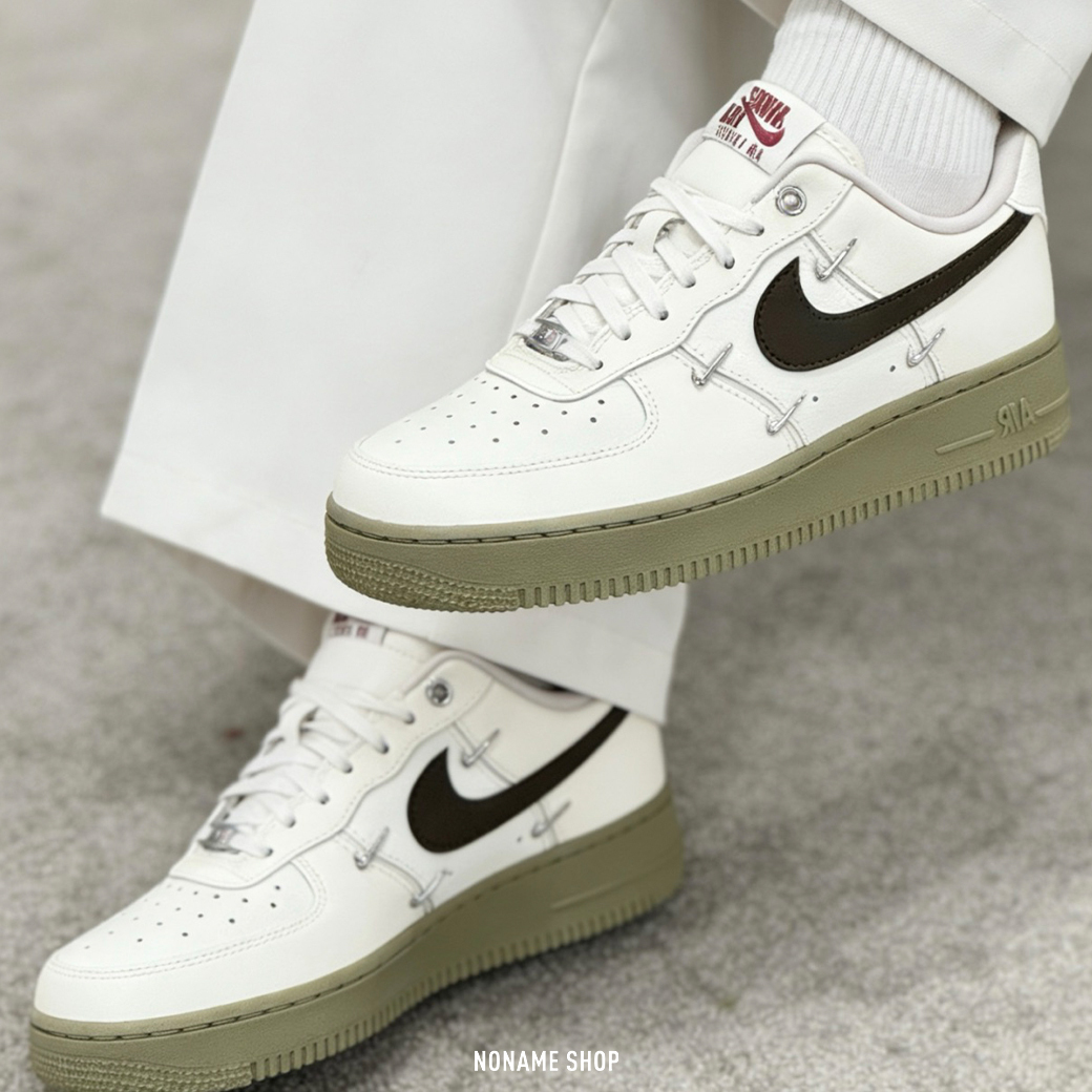 NIKE AIR FORCE 1 '07 LX CNY 2026 馬年限定 皮革 金勾 四勾 米白棕 (女款)