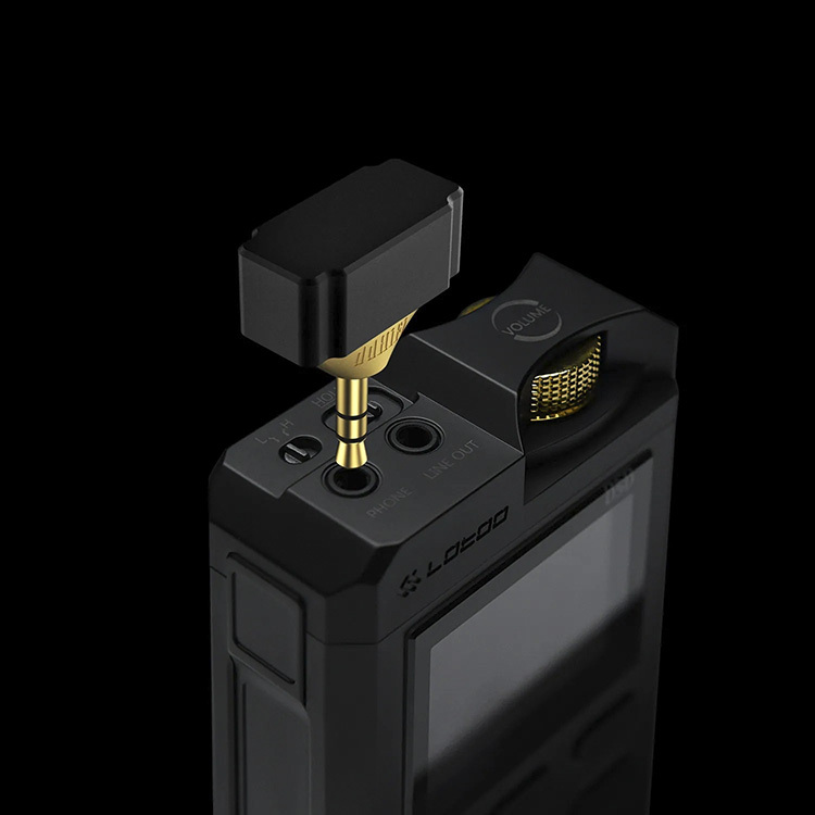 ddHiFi DJ44Gold 4.4母轉3.5插頭 (黑金版)