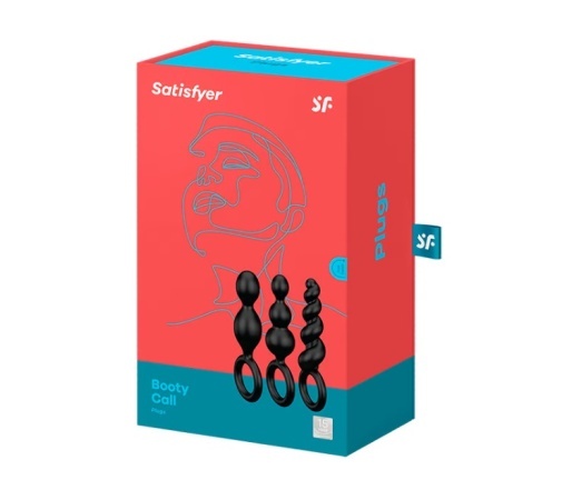 Satisfyer Booty Call 3 pcs Set - Black