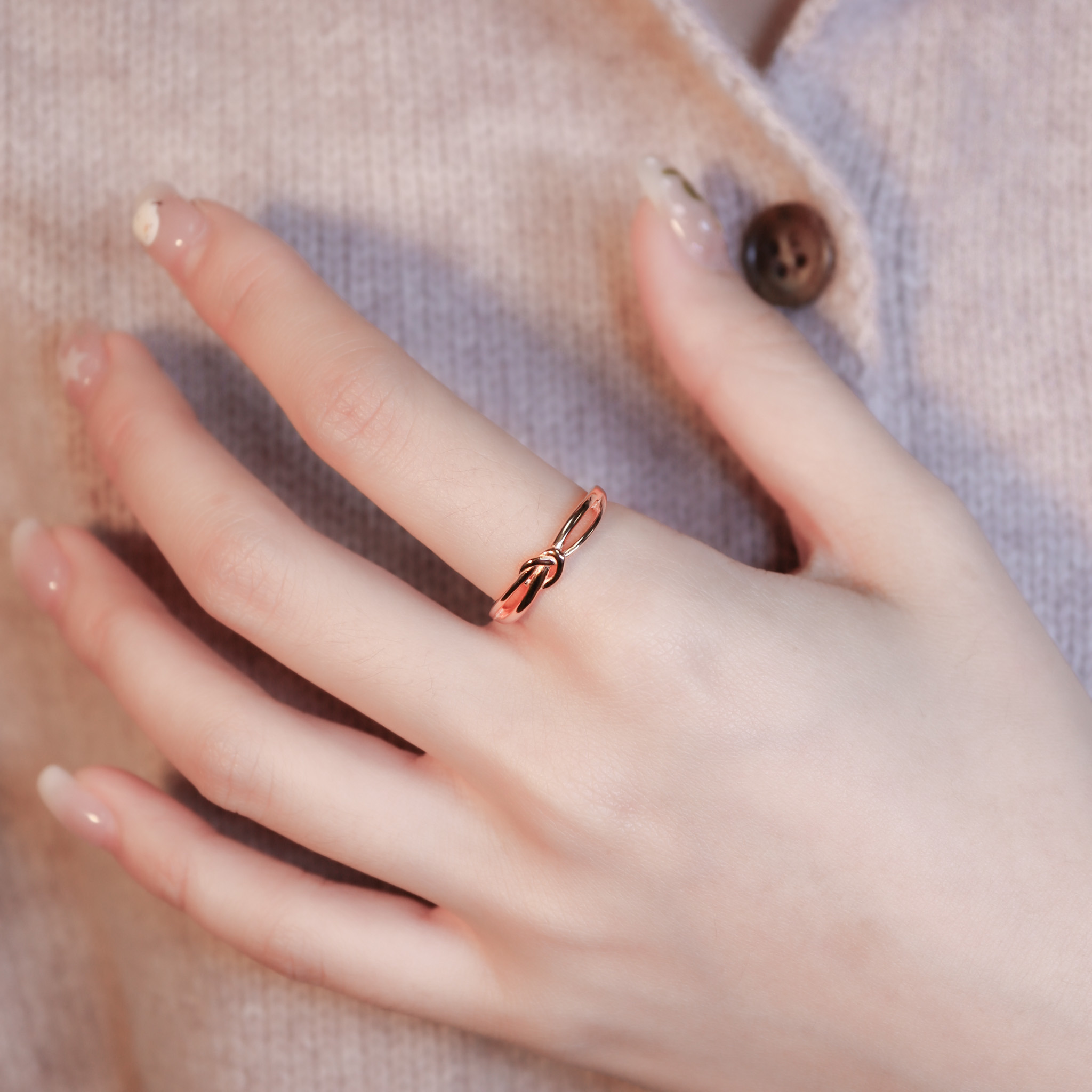 | 925純銀・ 白金・ 玫瑰金 | 轉身邂逅你戒指3.0 （銀/玫瑰金）  | RI1023 |