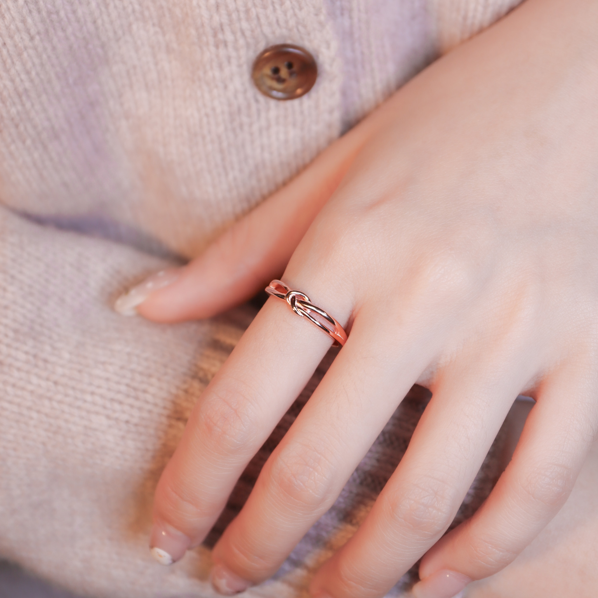 | 925純銀・ 白金・ 玫瑰金 | 轉身邂逅你戒指3.0 （銀/玫瑰金）  | RI1023 |