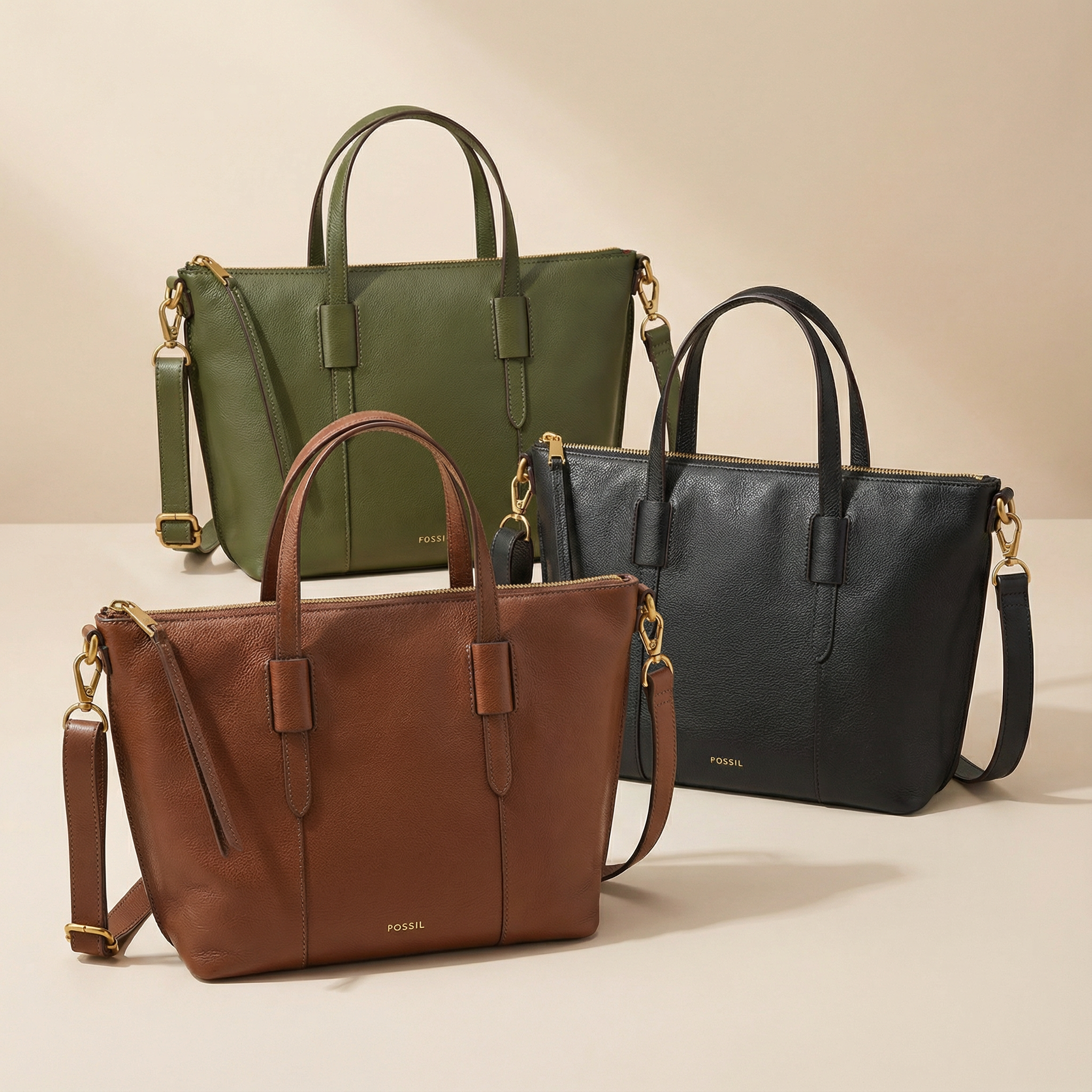 Skylar 真皮質感兩用水餃包 (多色可選)