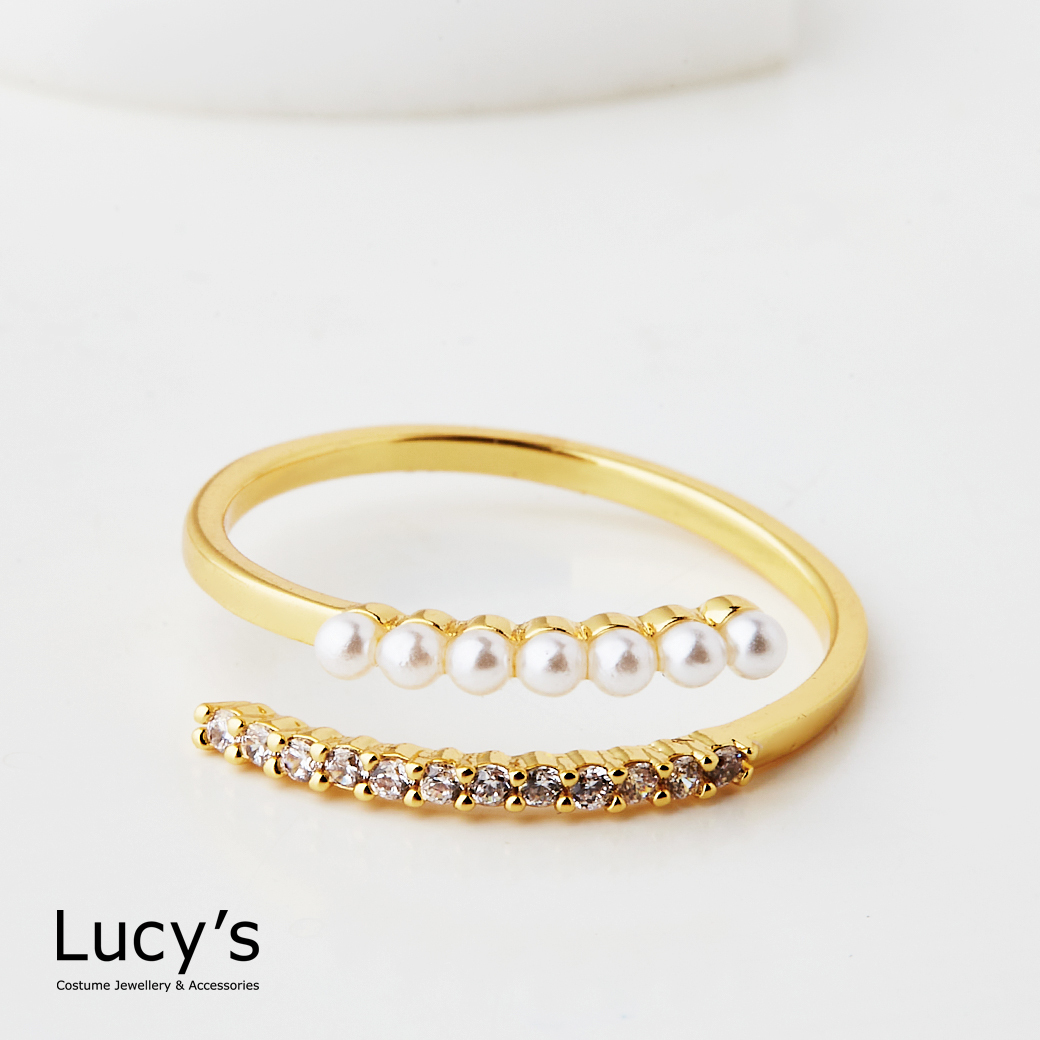 柔情珍鑽 開口戒 (三色) (125612/125613/125614)