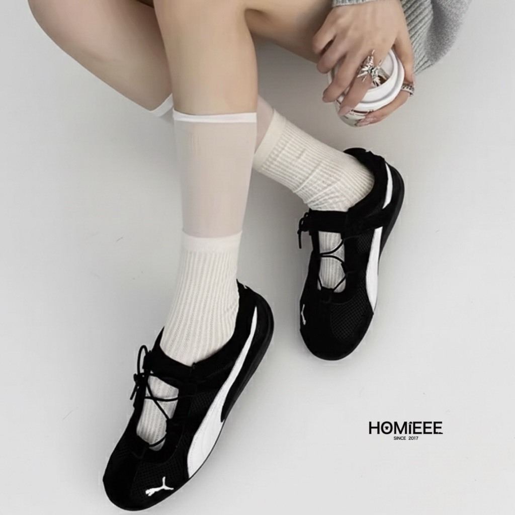 Puma Speedcat Go Black 芭蕾舞鞋 黑白色 女鞋 [403589-01]