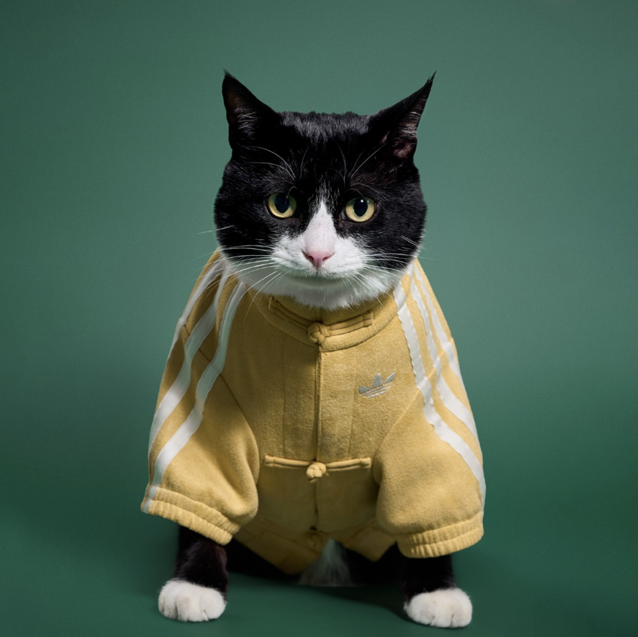 預訂 | Adidas Originals Pet Soft Track Top 寵物 唐裝外套 黃色